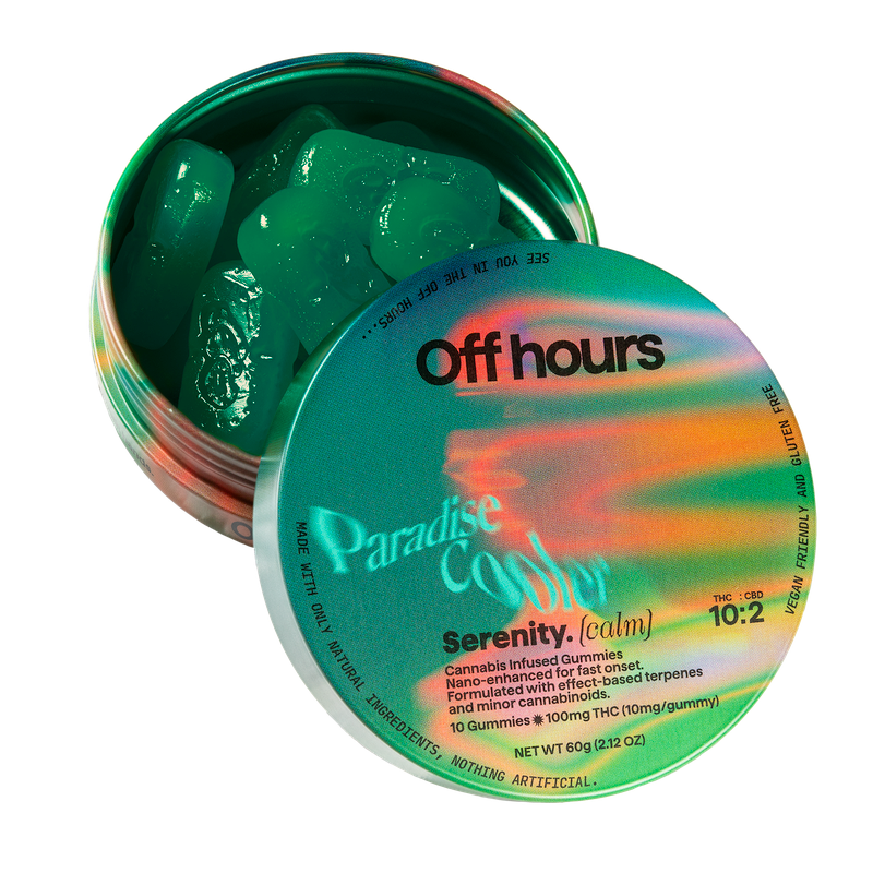 Off Hours | Paradise Cooler (Serenity) | Gummies 10 Pack | 100mg