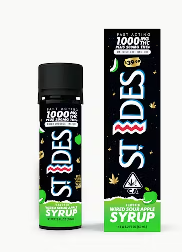 ST IDES Wired Sour Apple + 200MG THCv Tincture 2OZ