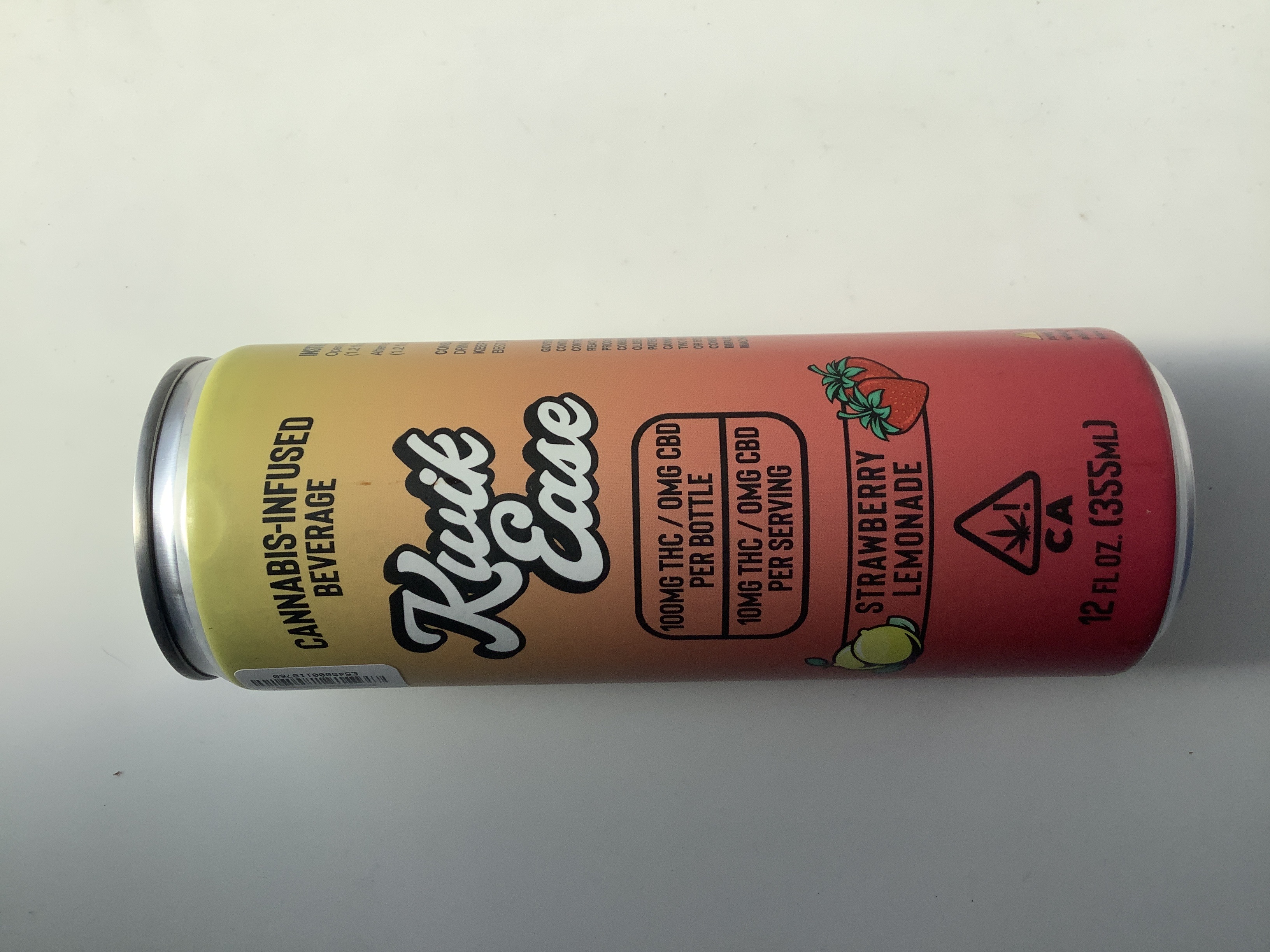 KWIK EASE - EDIBLE (BEVERAGE) - - STRAWBERRY LEMONADE