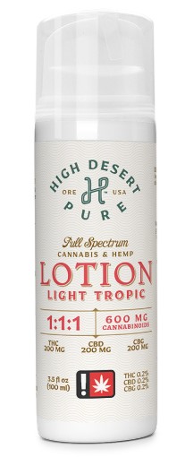 Lotion | Light Tropic |  1:1:1 (THC:CBD:CBG)
