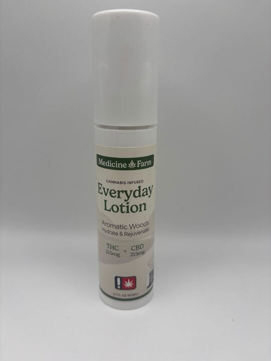 Lotion | Medicine Farms |  Everyday | 1:1 | THC:CBD | 215mg | 2.1 fl oz