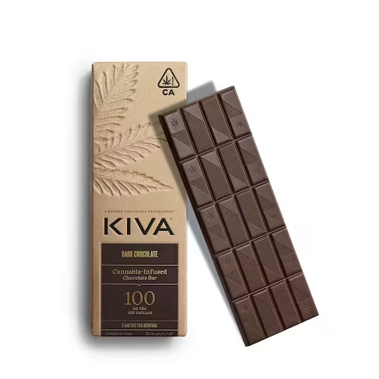 KIVA - EDIBLE (CHOCOLATE) - - DARK CHOCOLATE