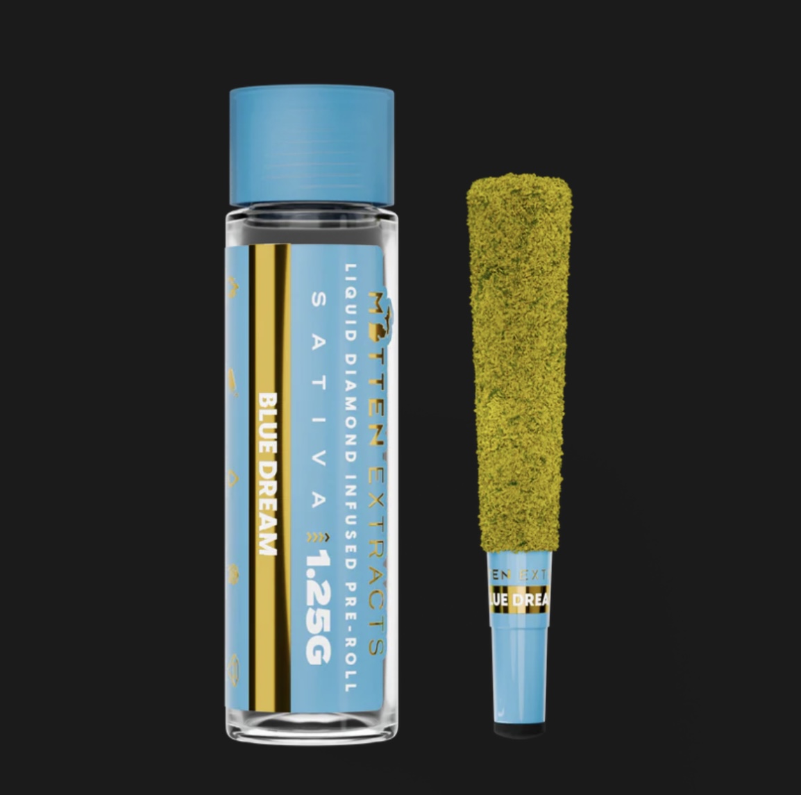 Mitten Extracts: Blue Dream (S) 1.25G Infused Preroll