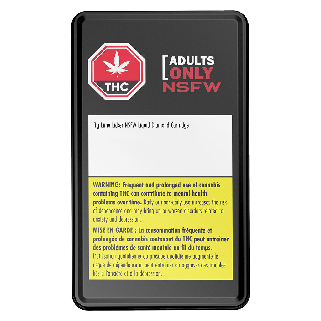 Adults Only - Lime Licker NSFW Liquid Diamond 510 Thread Cartridge