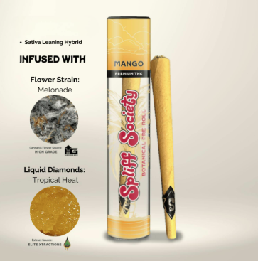 Spliff Society Infused Pre Roll - Mango