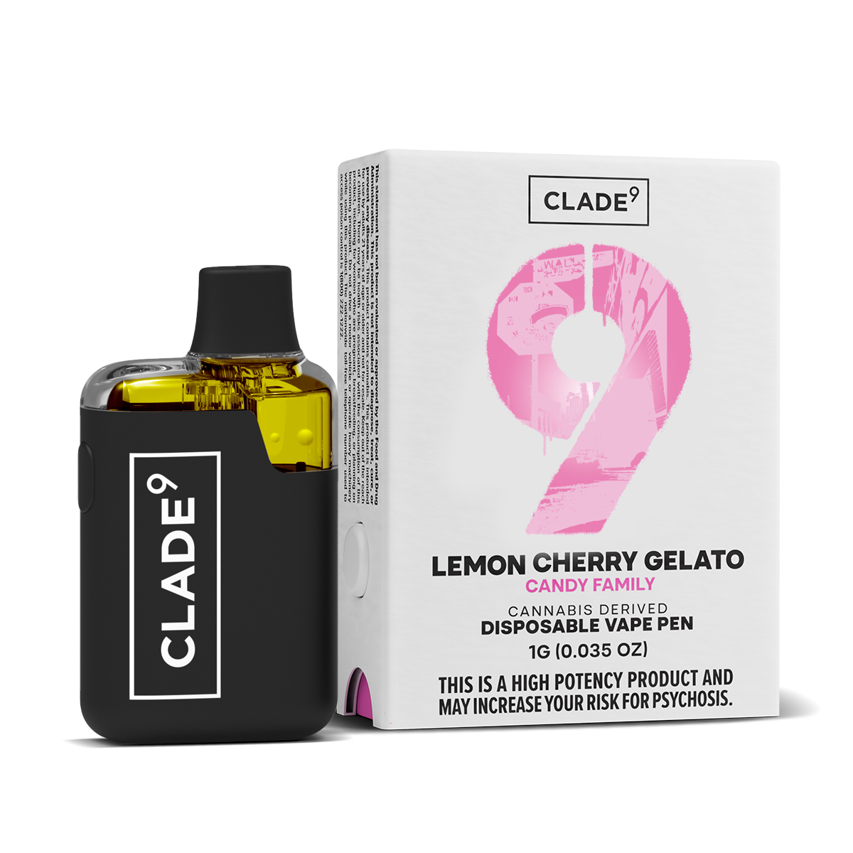 Clade 9 Lemon Cherry Gelato Disposable
