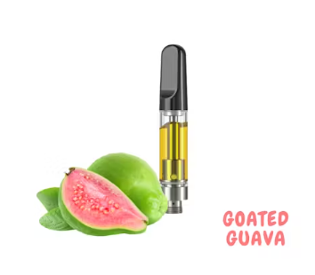 Liquid Gold | Goated Guava | Live Resin Distillate Blend Cart product photo