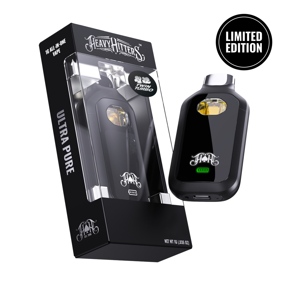 Hindu Kush | Indica - Ultra Extract High Potency Oil - 1G All-In-One Vape