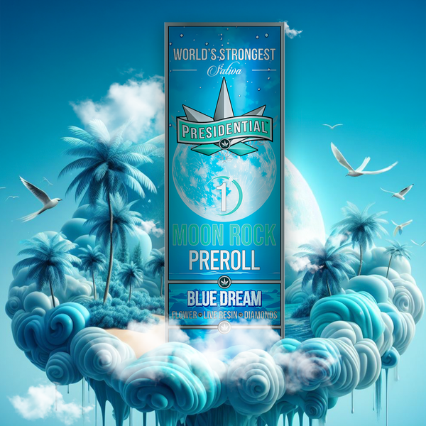 Presidential | Preroll | Moonrock Infused | Blue Dream | 1g | Sativa | THC 40%