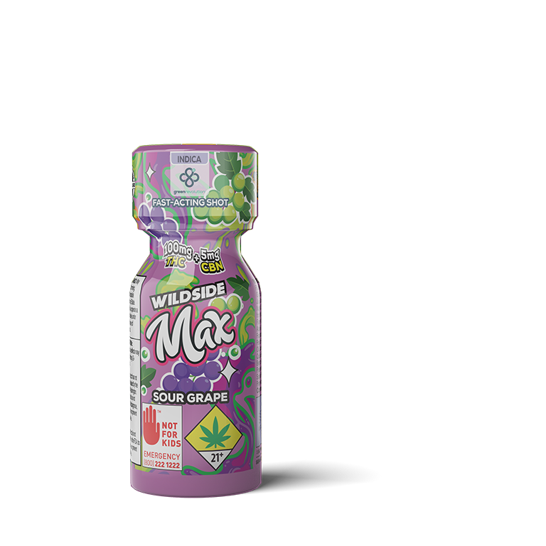 Sour Grape Wildside Max Shot [100 mg THC + 5mg CBN]
