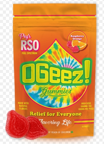 RSO Raspberry Orange | 10pk/100mg