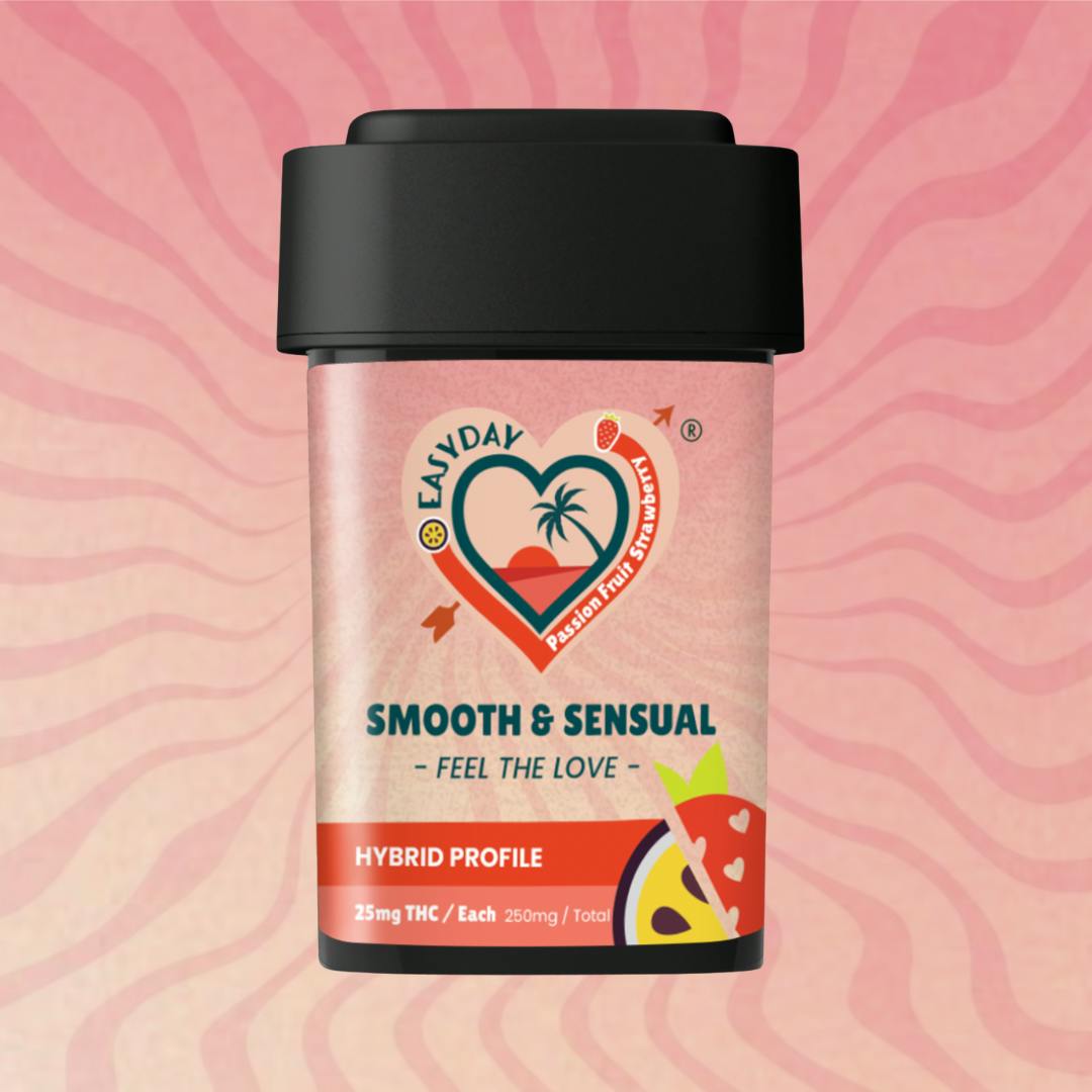 Smooth And Sensual | passionfruit strawberry | 250mg 10 pack