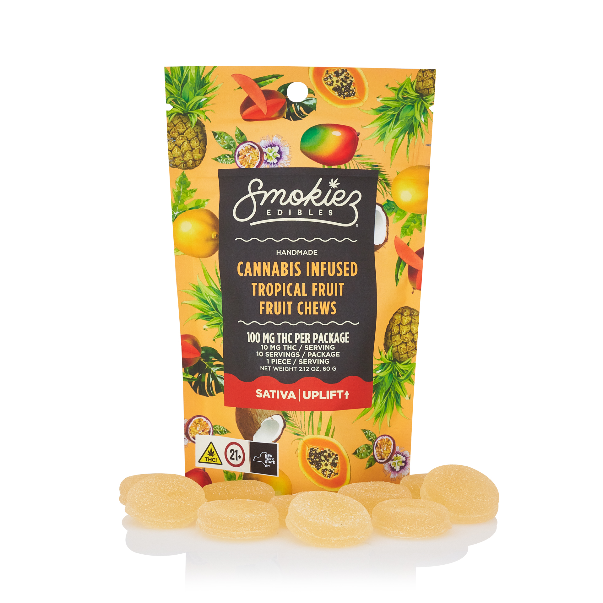 TROPICAL SATIVA - 100MG THC 10 PIECE