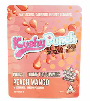 Peach Mango Full Spectrum Gummies 10pk 100mg ( I )