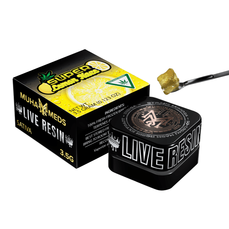 MuhaMeds - 3.5g Live Resin - Super Lemon Haze