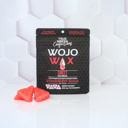 True North Confections x Wojo Wax | Strawberry Guava Rosin Gummies 4pc | 200mg