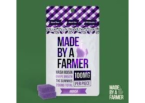 MBAF Hash Rosin Gummy 200mg - Grape Breath 10pcx20mg (Vegan)