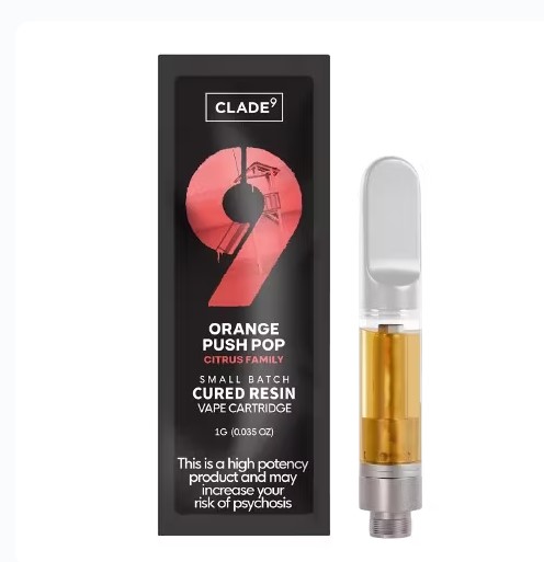 Clade9 - Orange Push Pop - 1g - Vape Cartridge