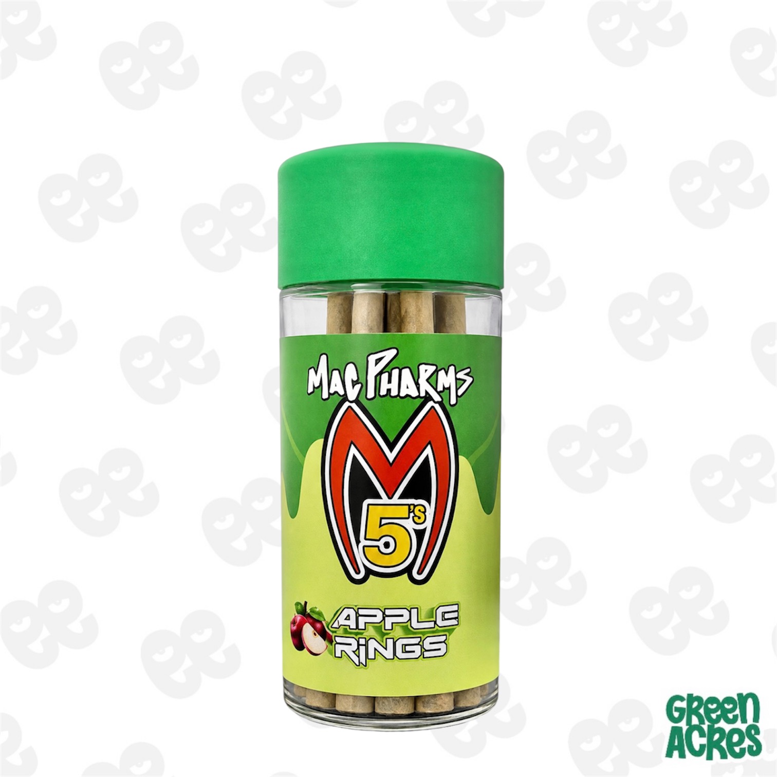 Mac Pharms: Apple Rings 5 Pack Infused Prerolls (5x0.6g)