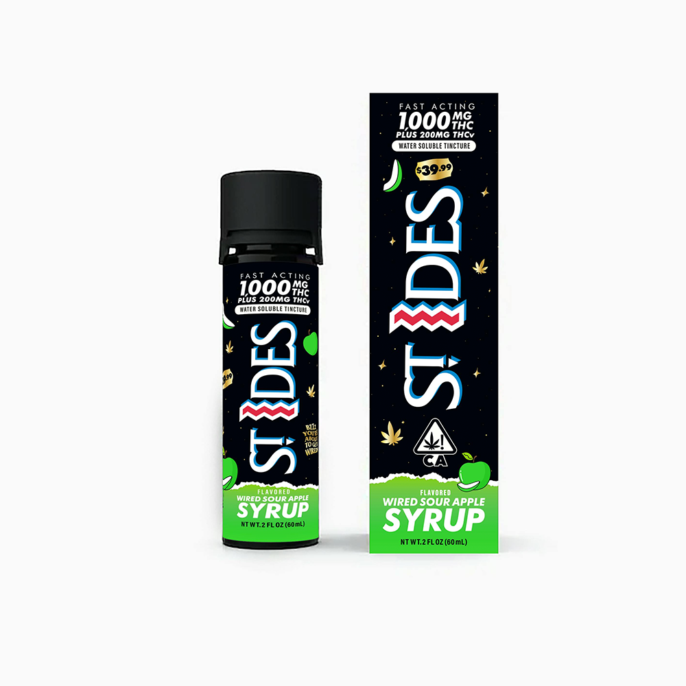 ST IDES - Wired Sour Apple 5:1 THC:THCv (s) - Syrup - 1000mg