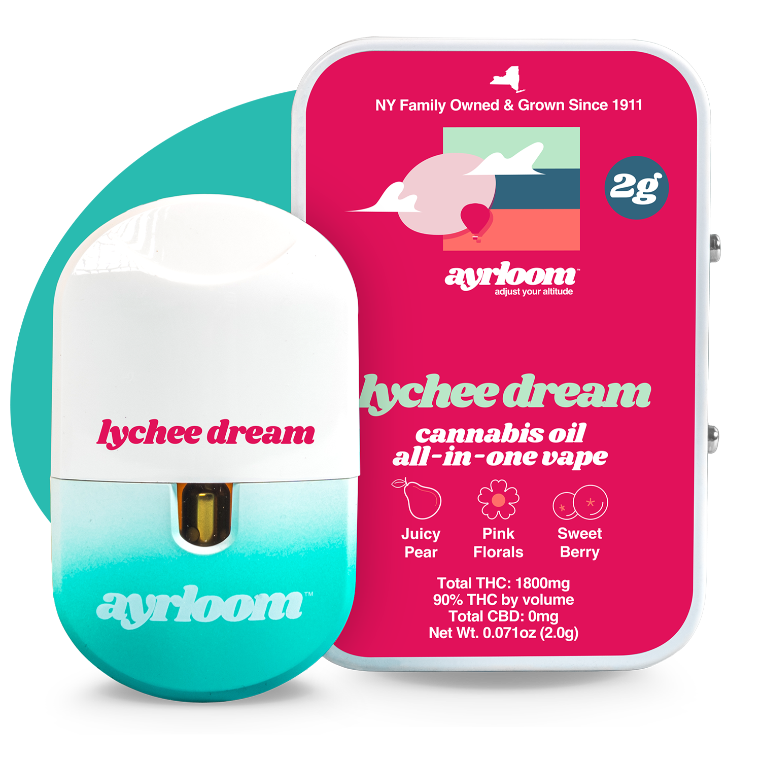 ayrloom | Lychee Dream | AIO | 2g by ayrloom - vapes cannabis product