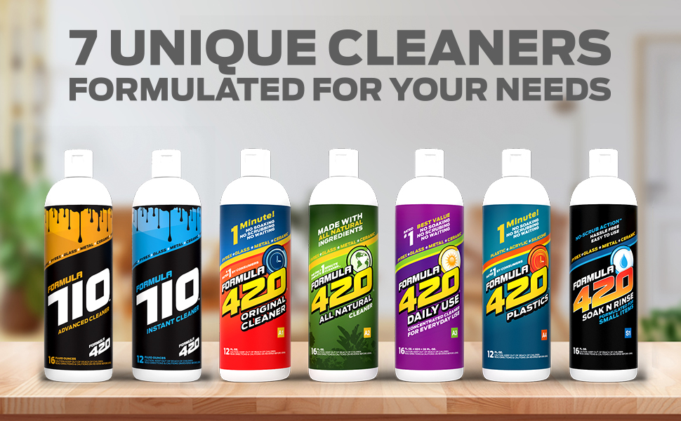 420 Cleaner Bottles Assorted product photo