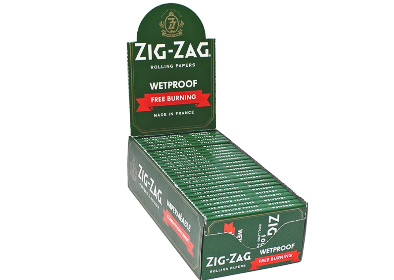 Zig Zag Green Wetproof Papers