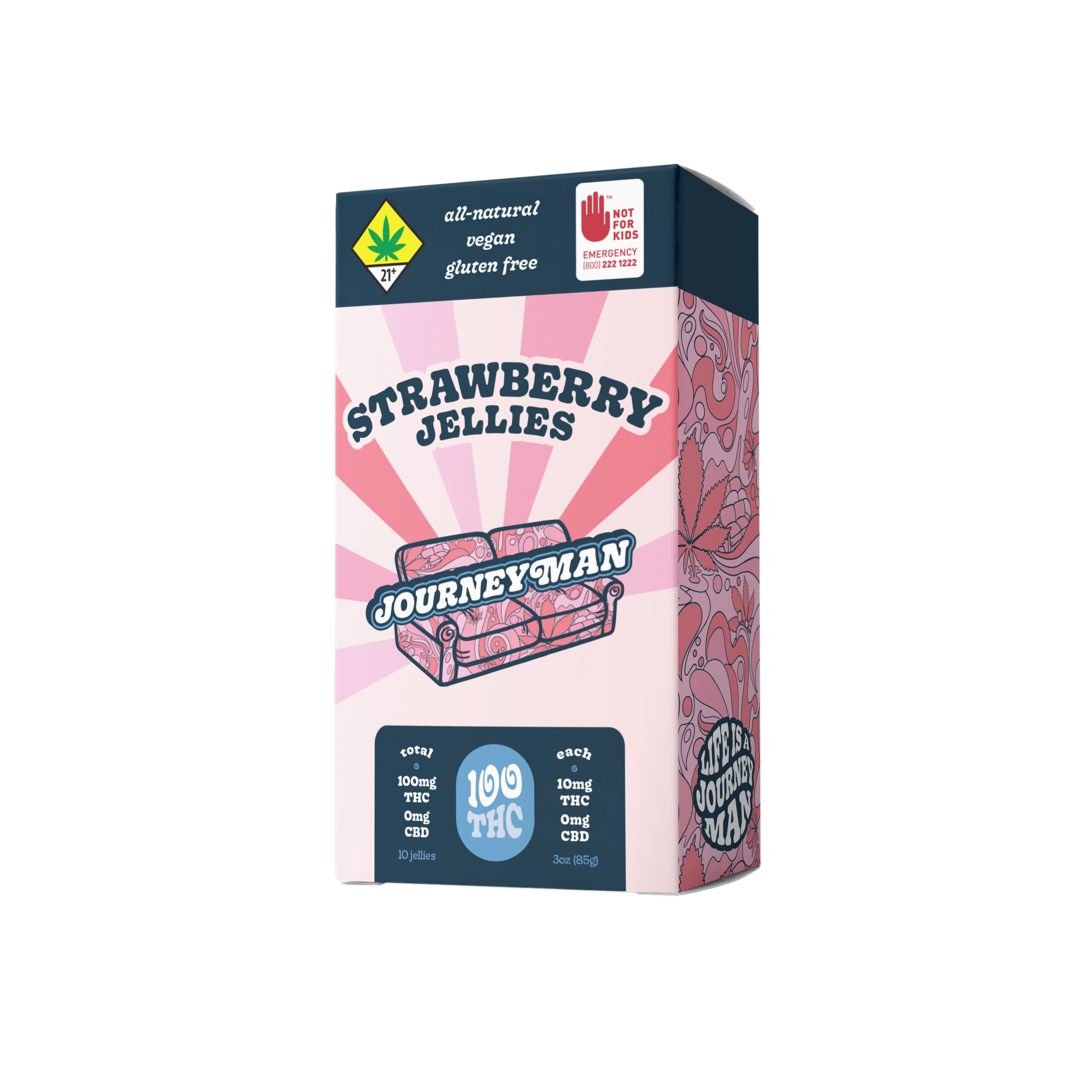 Strawberry Jellies (100mg THC)