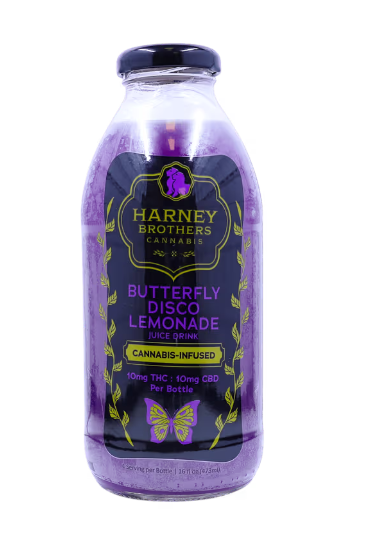Harney Brothers Butterfly Disco Lemonade Juice Drink 10mg 1:1