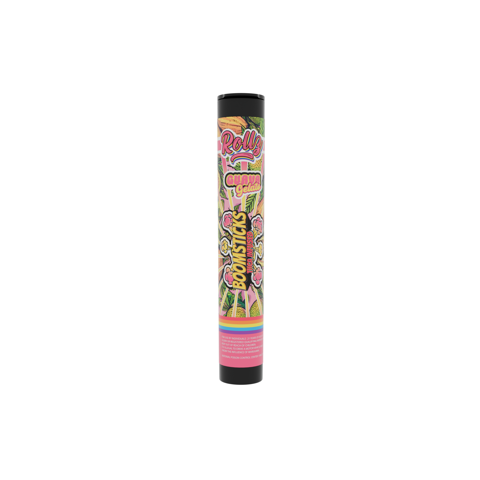 ROLLZ BOOMSTICKS | BERRY GELATO | THCA INFUSED PREROLL