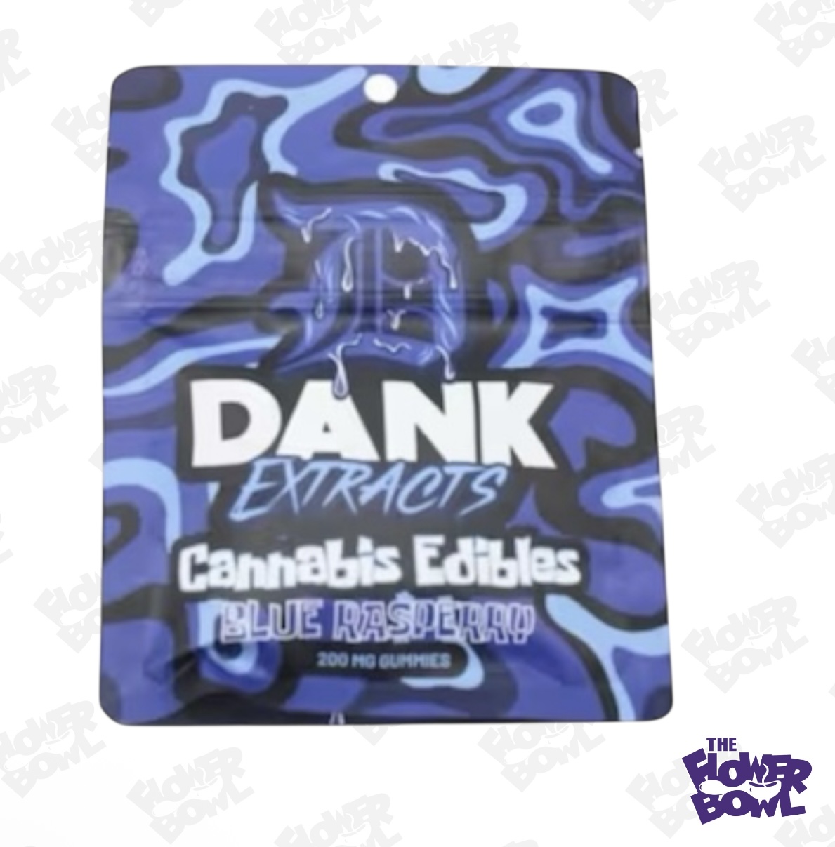 Dank: Blue Razz 200mg Gummies