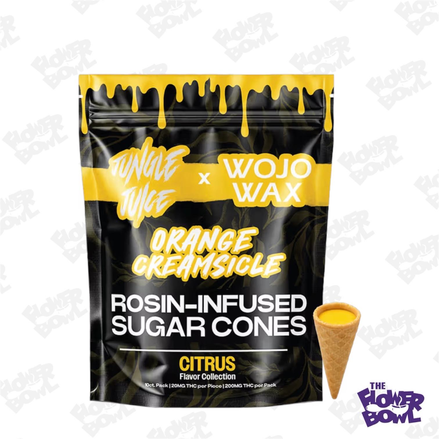 Jungle Juice: Orange Creamsicle Sugar Cones 200mg