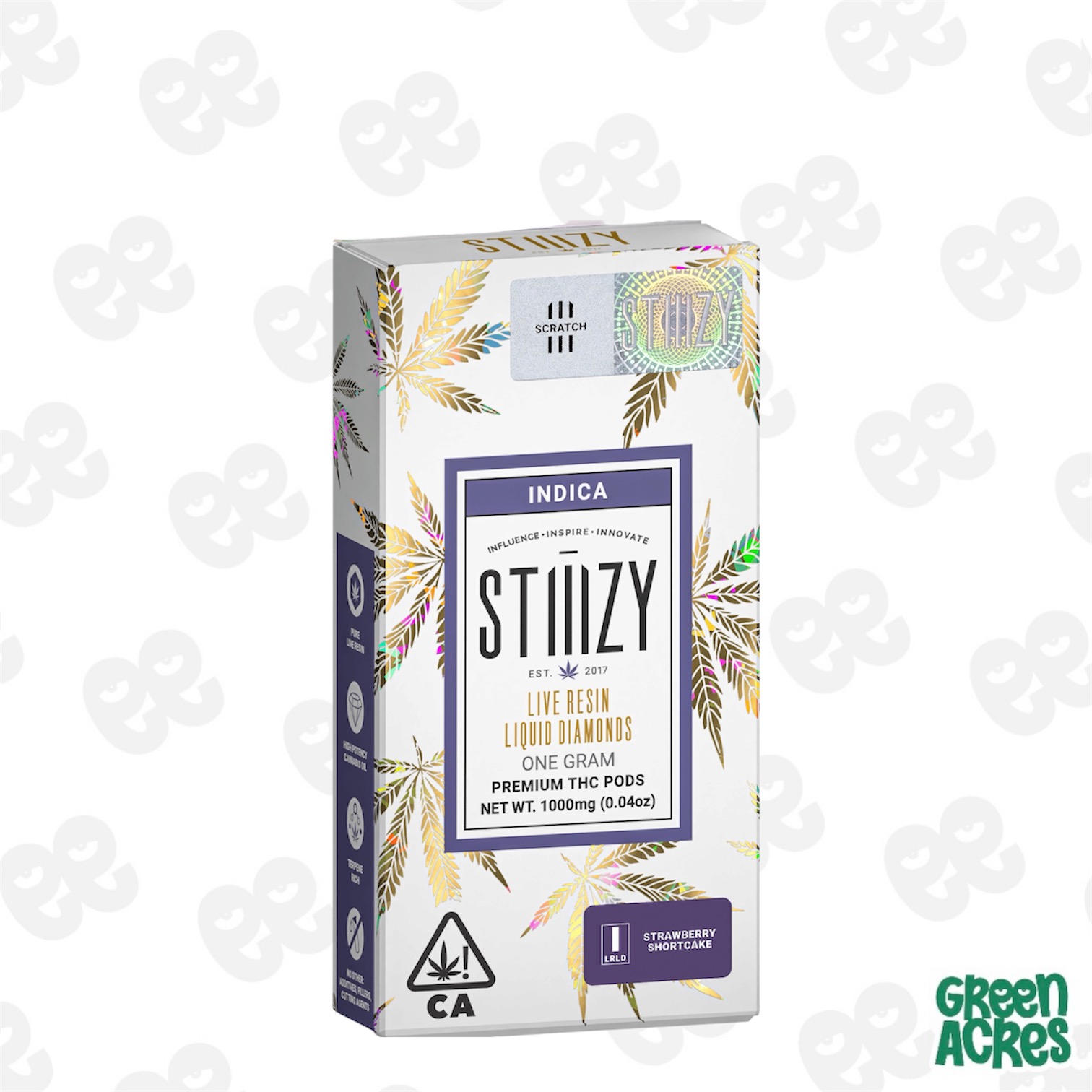 Stiiizy: Strawberry Shortcake 1G LQD Pod (I)