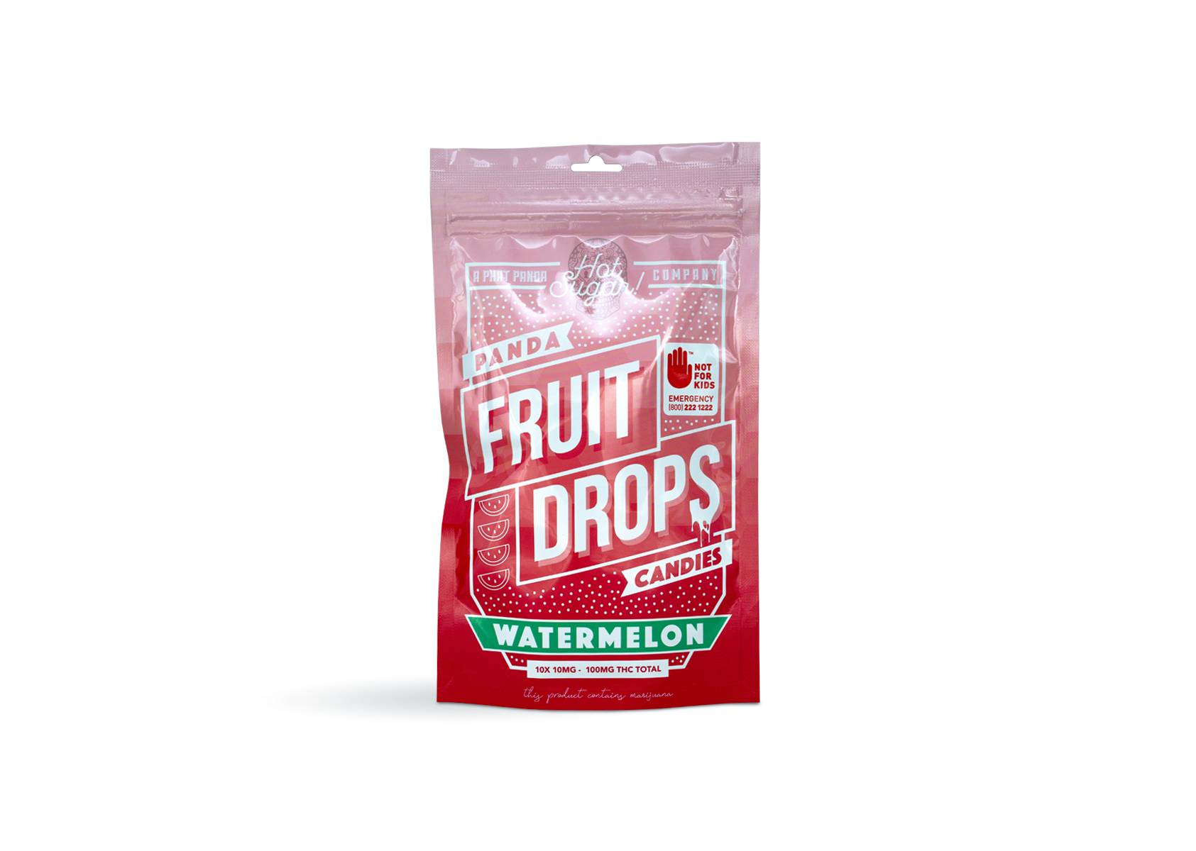 SOUR WATERMELON 10PK FRUIT DROPS