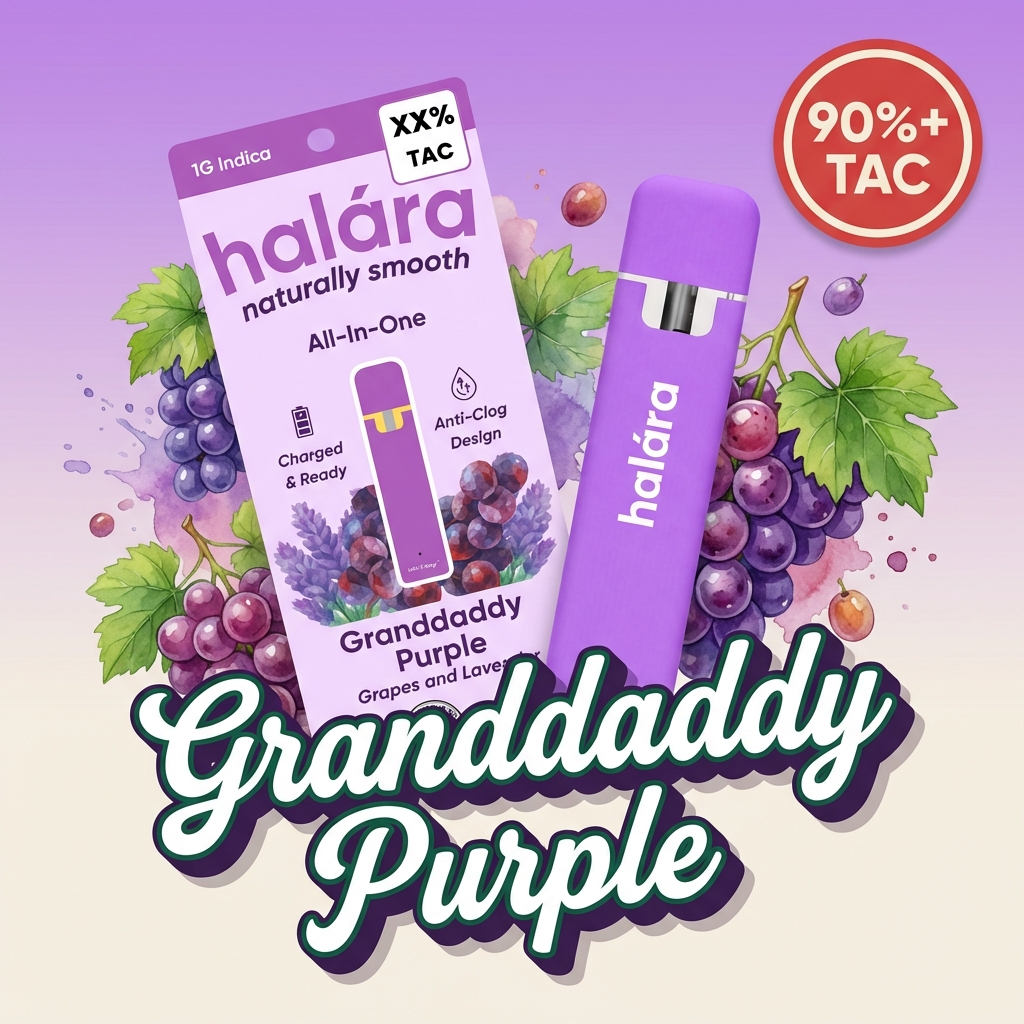 Granddaddy Purple - High THC All-in-One