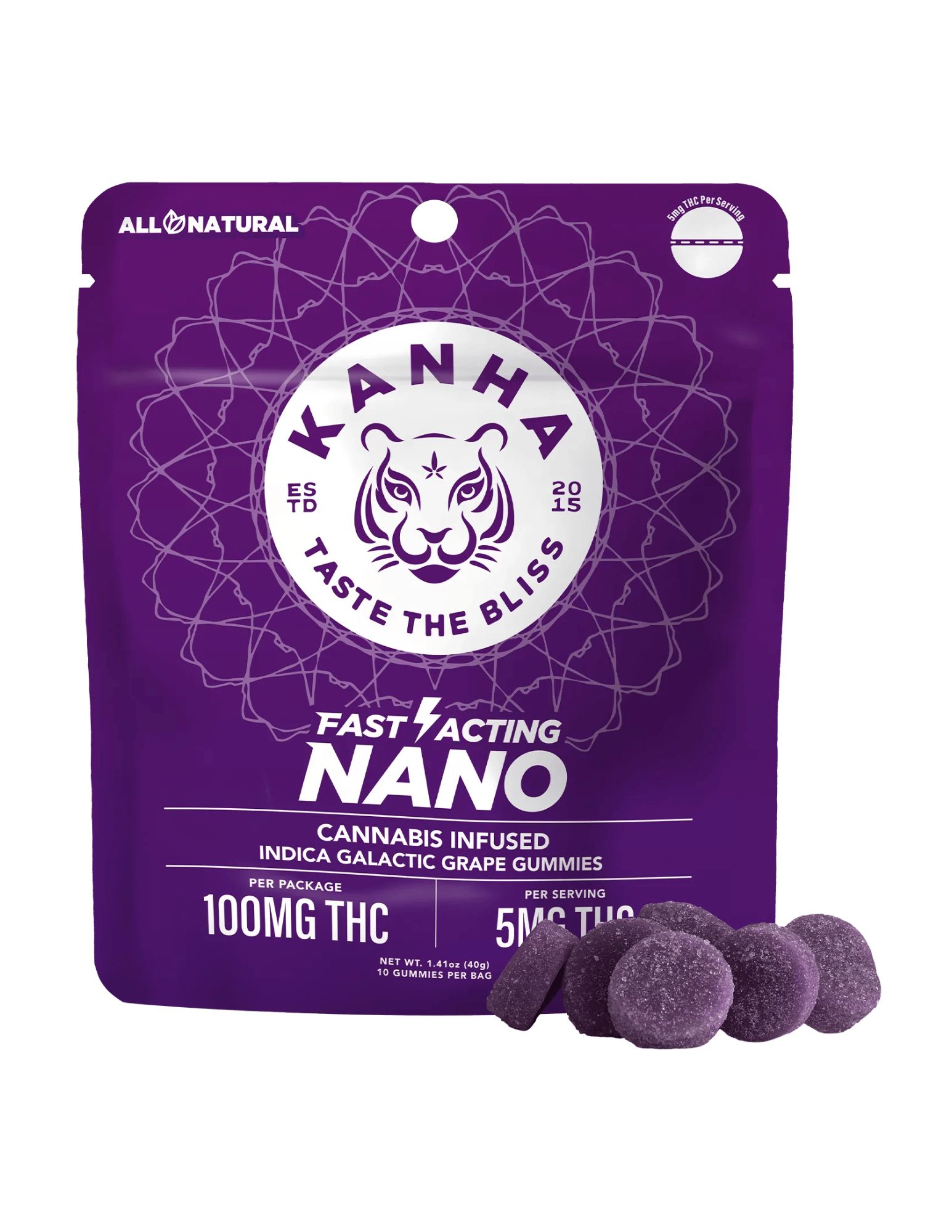 Galactic Grape | Fast Acting | Gummies 10pk | 100mg product photo