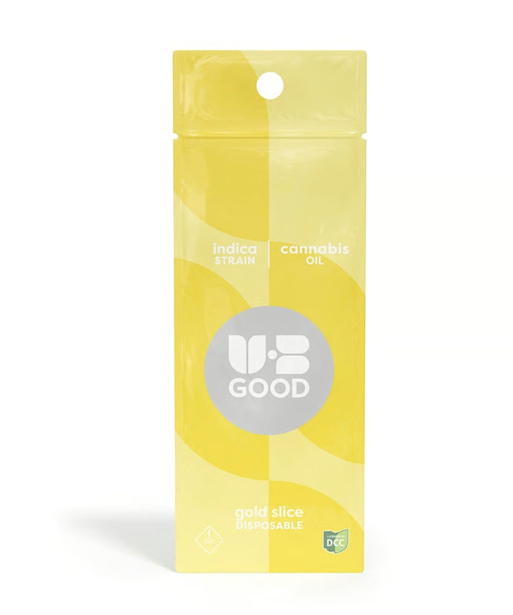 UB Good | Gold Slice "Chill"  (Distillate) Disposable | 0.5g | Indica