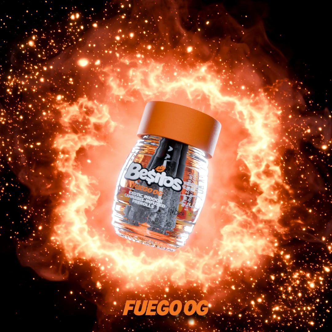 BE$OS | FUEGO OG | .5G INFUSED PRE-ROLL | 5PK