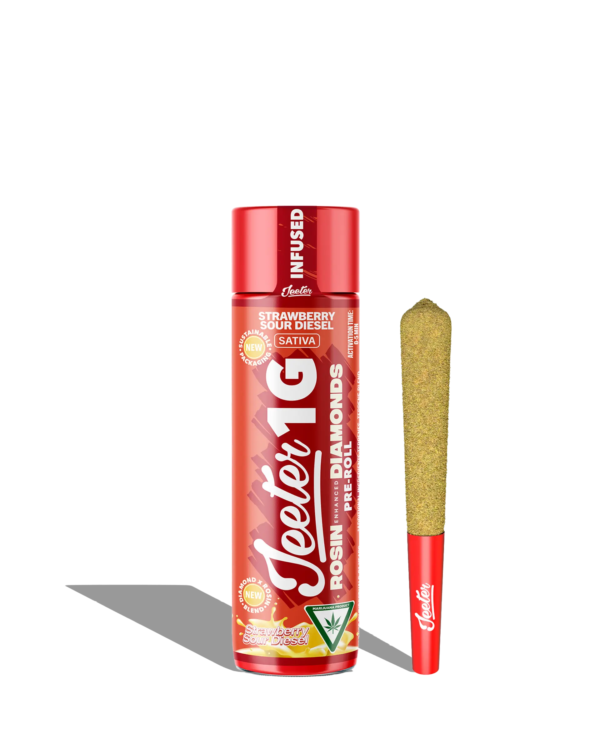 Strawberry Sour Diesel: Infused PreRoll