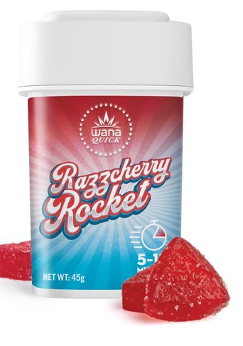 Razzcherry Rocket Fast Acting Gummies ( S ) 10pk | 100mg