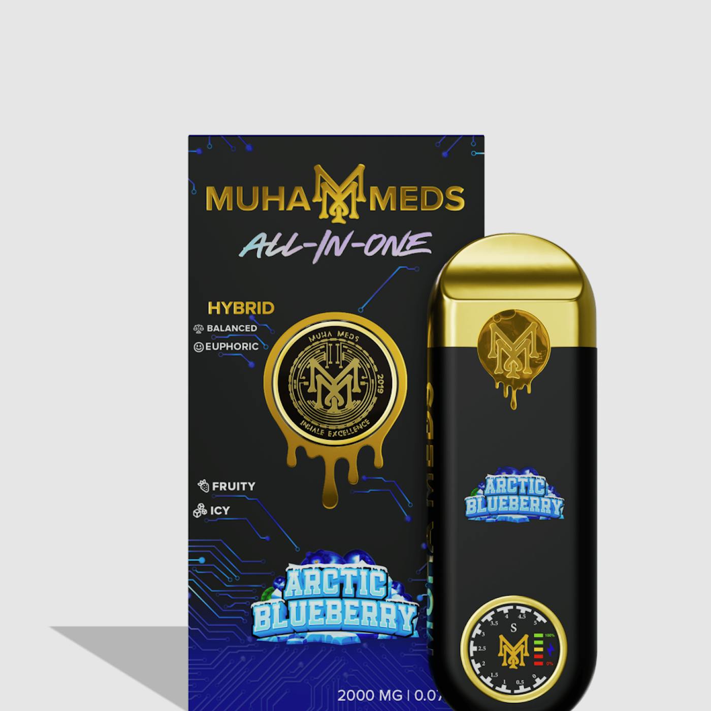 Muha Meds | Arctic Blueberry | 2g AIO