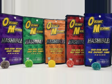 Hash Rosin Gummies Blue Raspberry