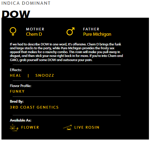 Wojo - Live Rosin - Dow