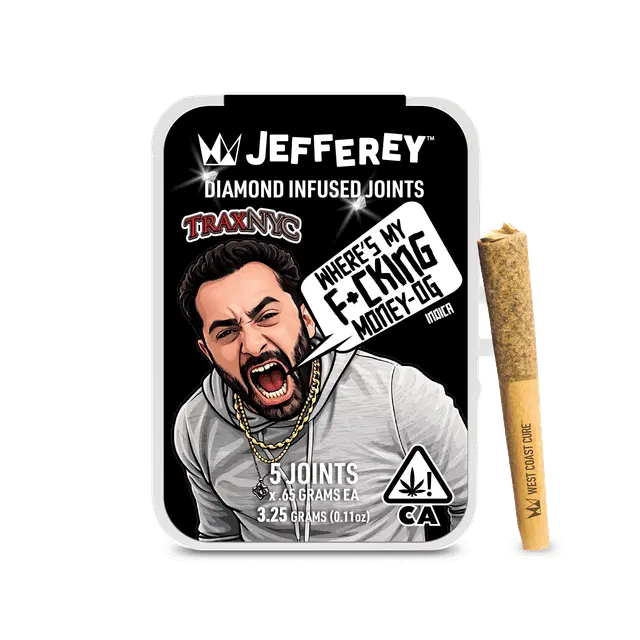 Where's My F'cking Money - OG [I] - 3.25G Jefferey Infused Prerolls 5PK