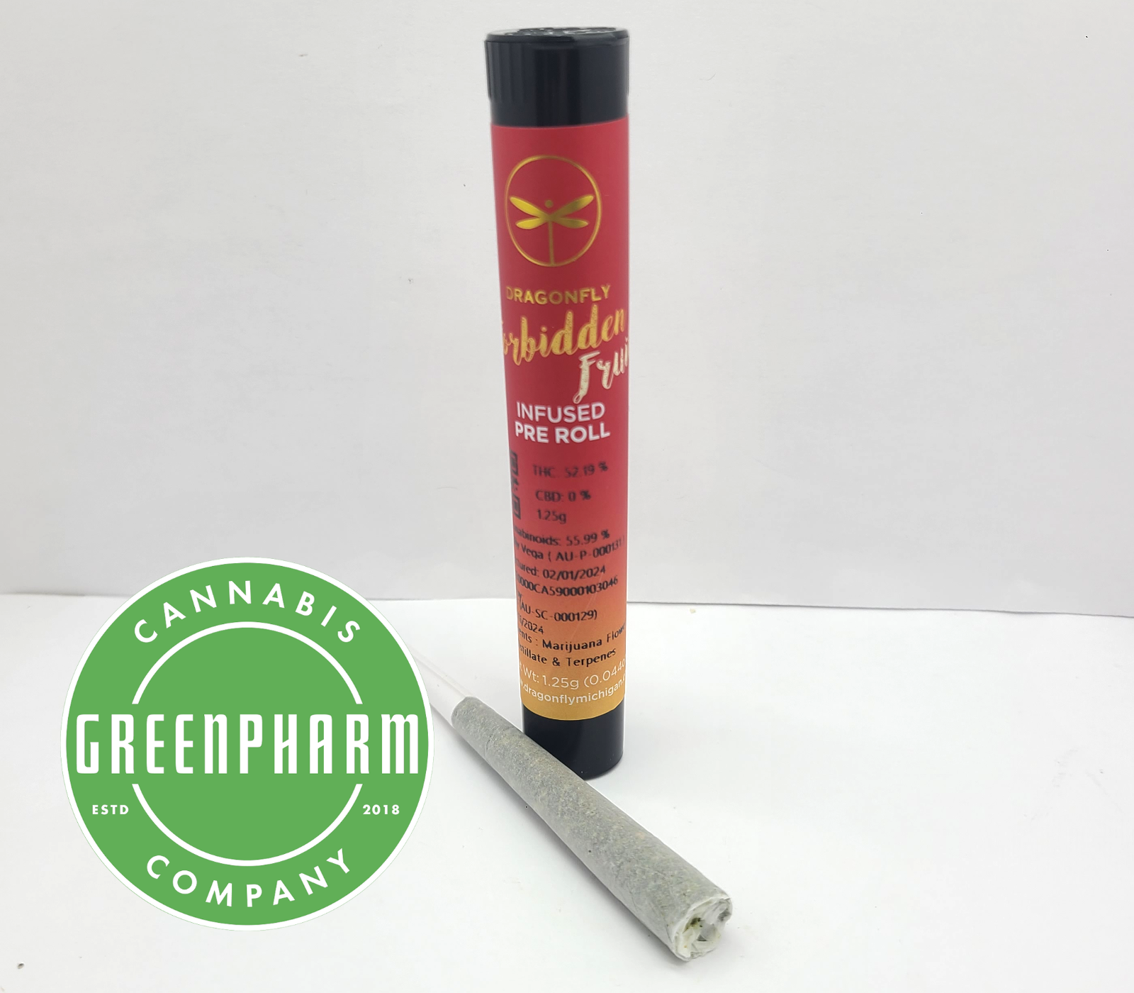 Infused Pre-Roll | Dragonfly | Forbidden Fruit