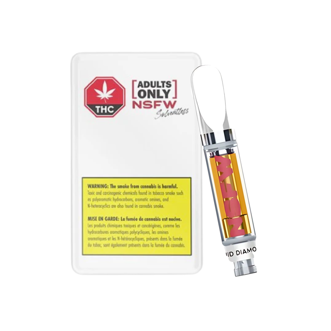 Adults Only Naked Solventless Liquid Diamond 510 Thread Cartridge 1g
