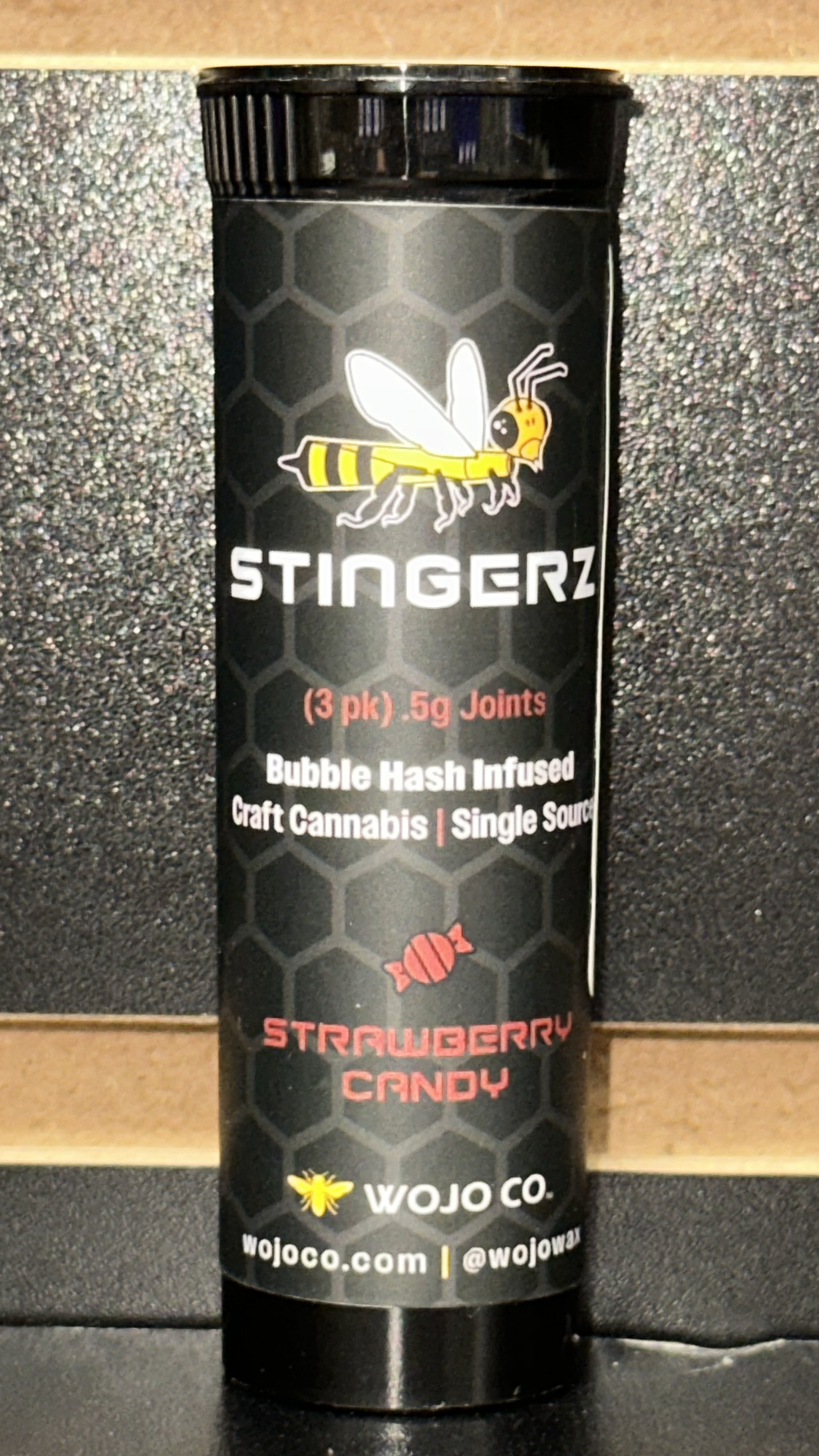 Wojo - Strawberry Candy - 3pk (3 x .5g) 1.5g Infused Stingerz