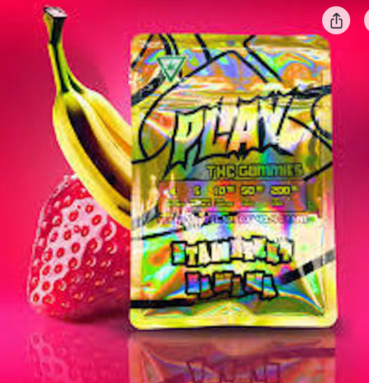 PLAY | Strawberry Banana | Infused Gummies | 200mg | Hybrid