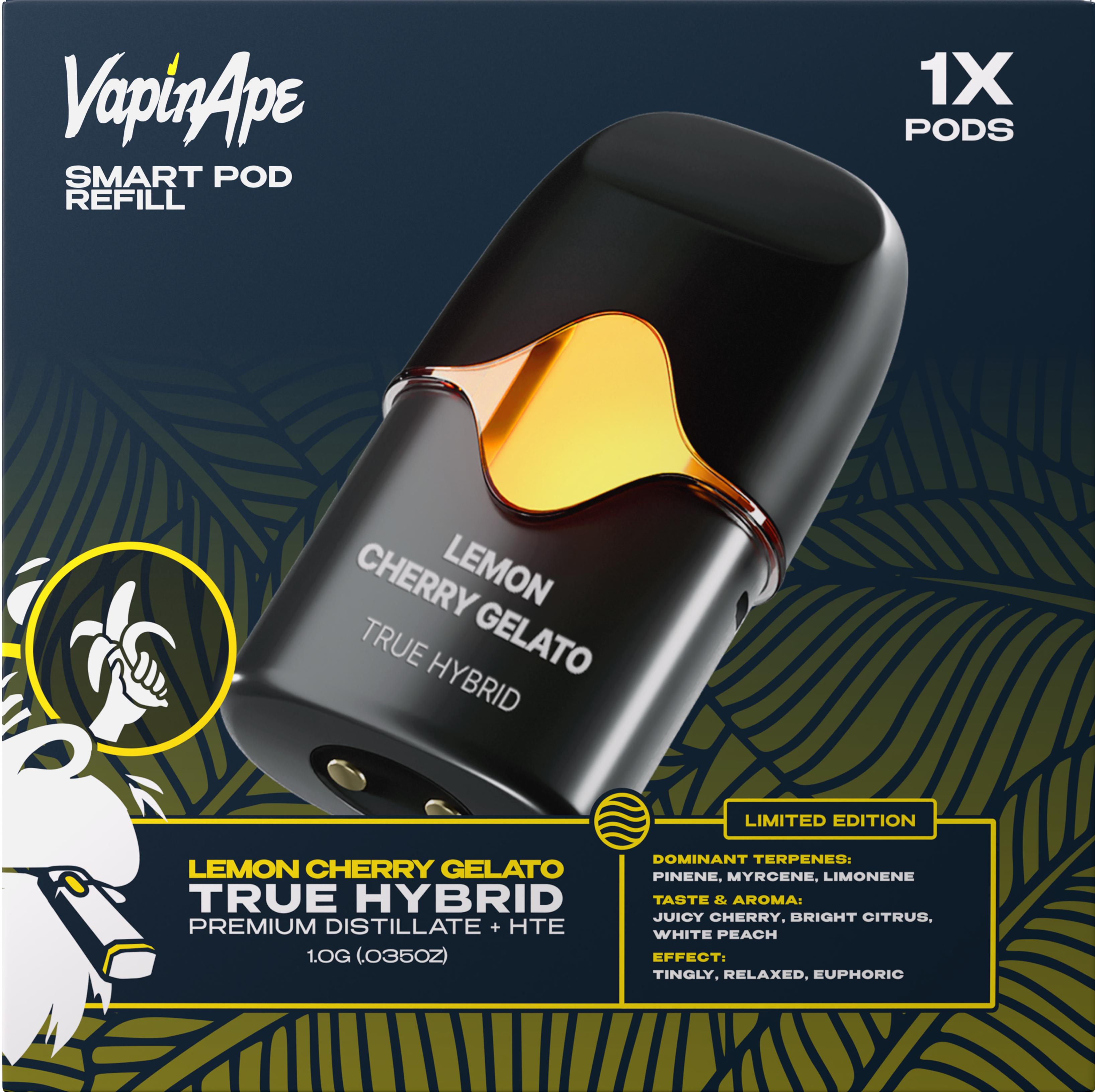 Vapin Ape HTE Distillate POD - Lemon Cherry Gelato