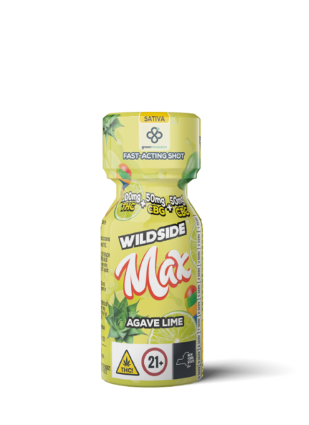 Green Revolution Agave Lime 2:1:1 THC:CBG:CBC 100mg Nano Shot Max
